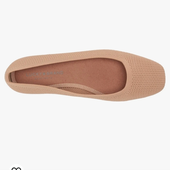 NWOT Lucky Brand Daneric Ballet Flat - Dusty Sand Mauve Pink Size 6.5 - Picture 7 of 11